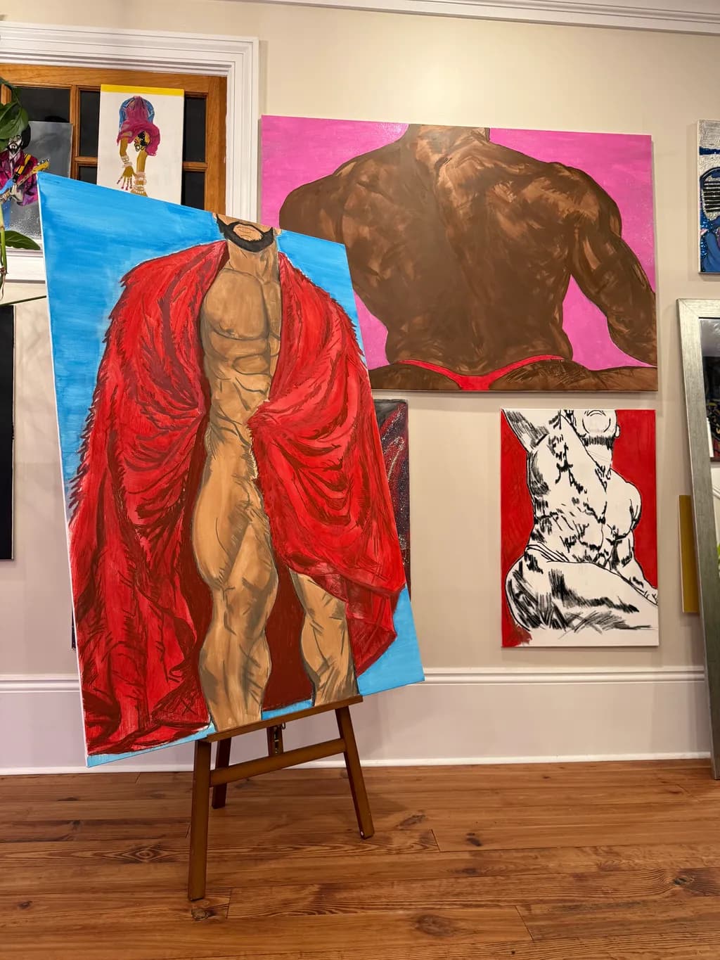 Crimson Cloak Nude