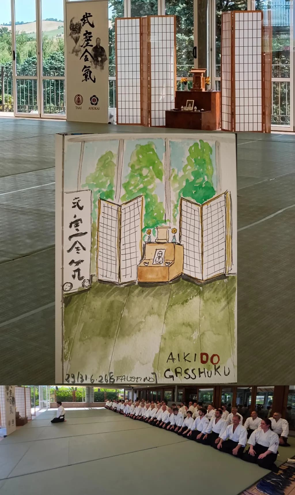 Aikido Gasshuku Ceremony