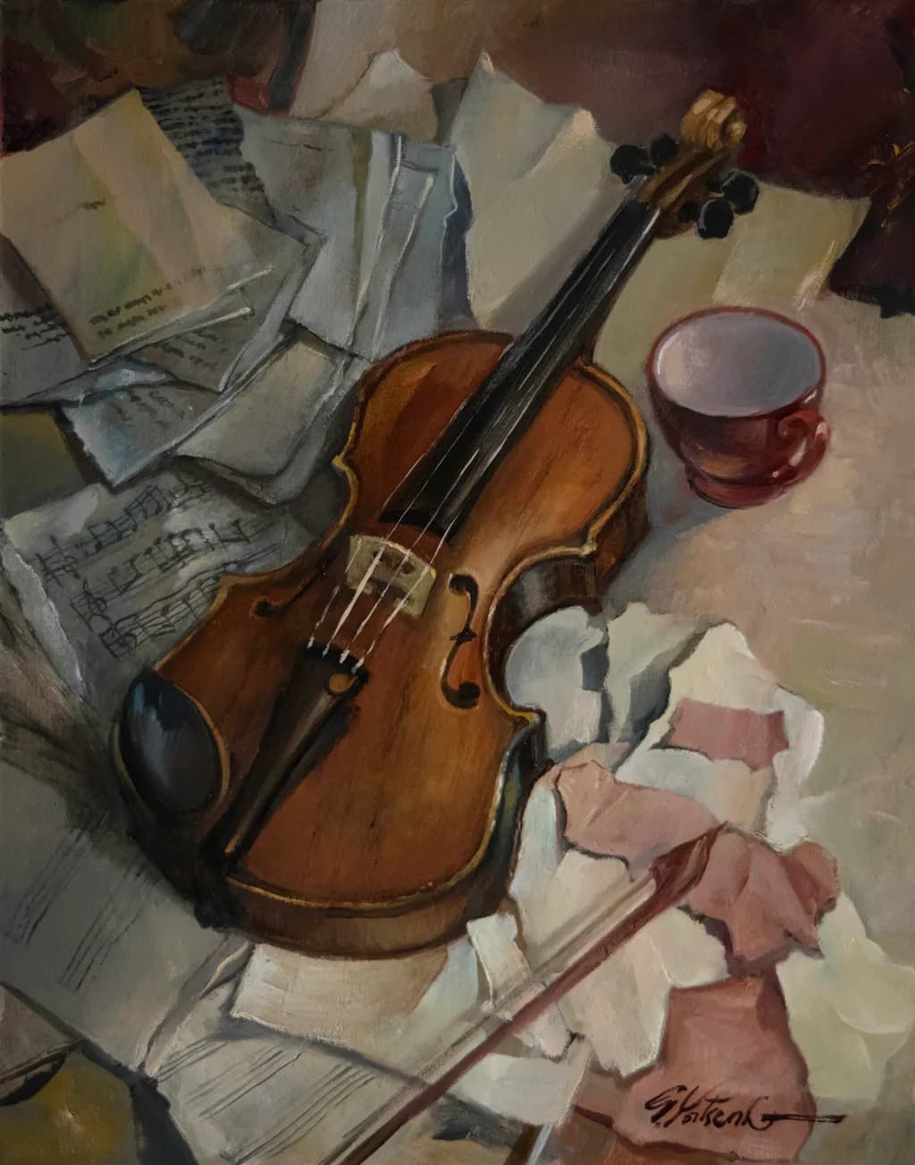 Violin Still Life