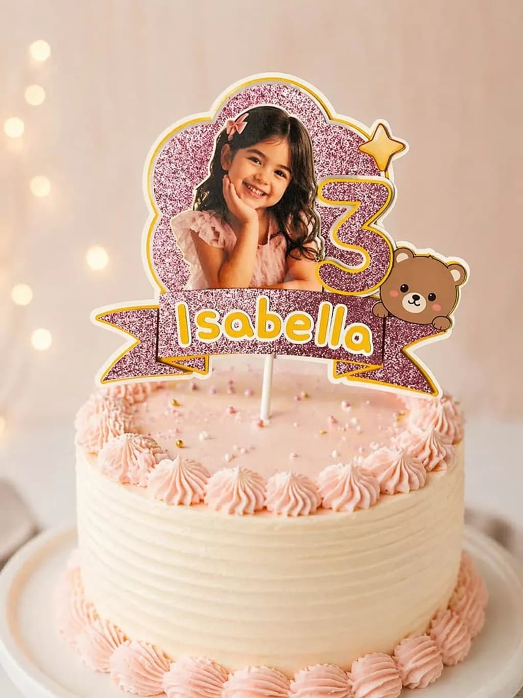 Isabella’s Birthday Cake Topper