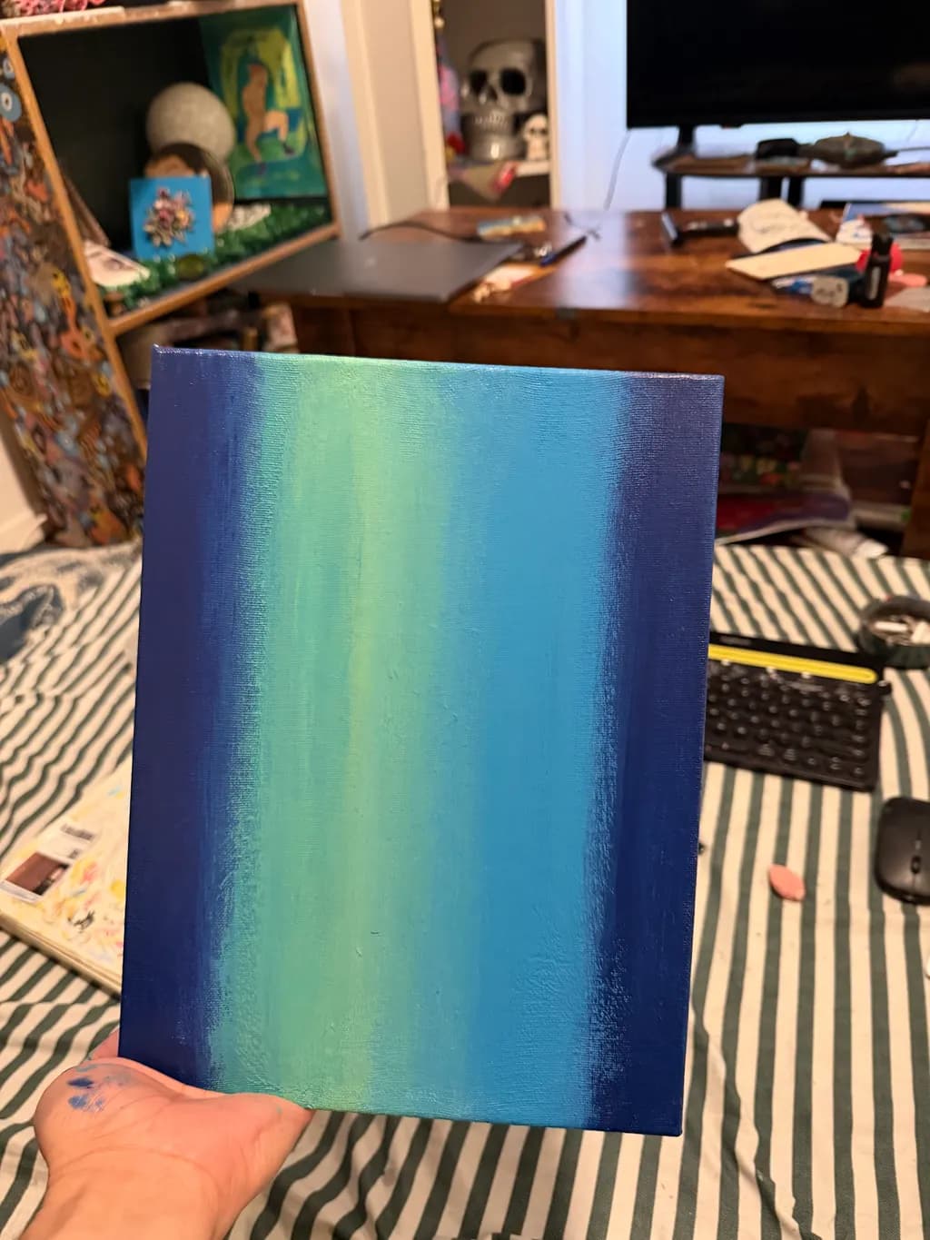 Blue Gradient Canvas