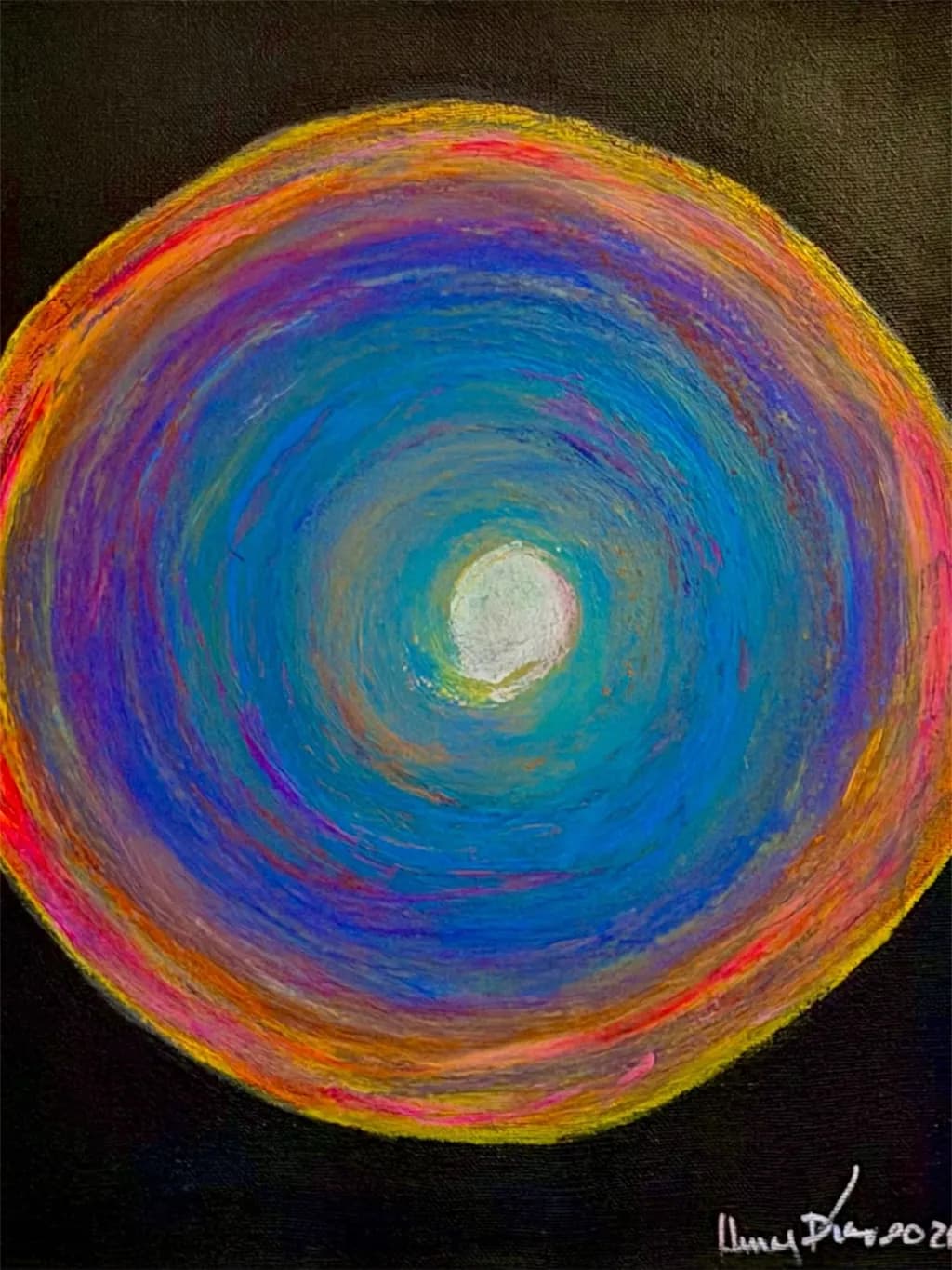 Colorful Circle Swirl