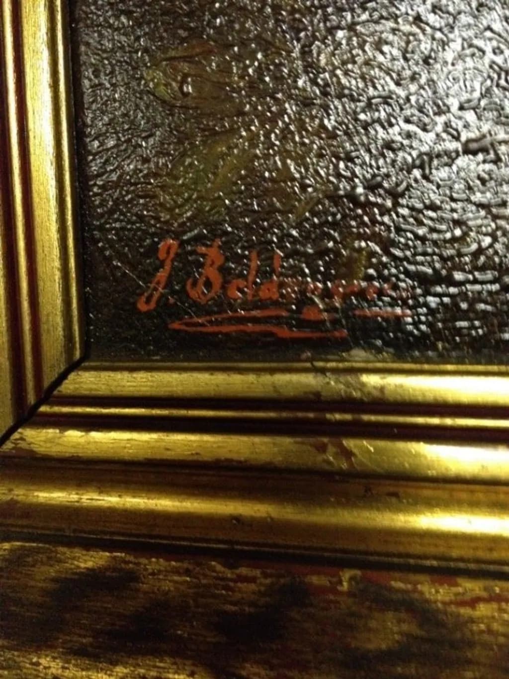 Golden Frame Detail