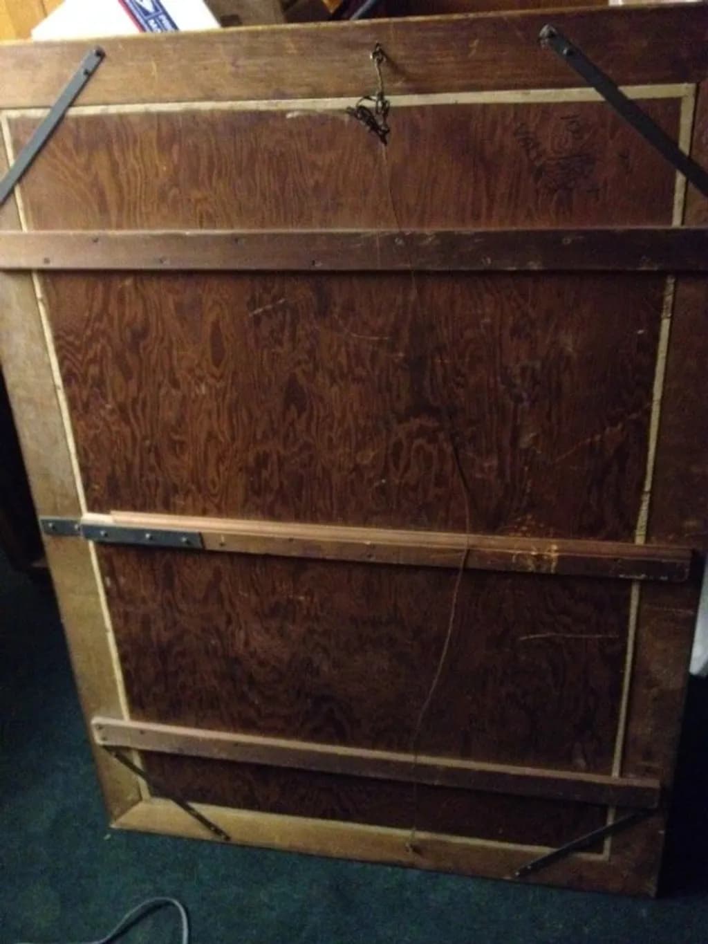 Vintage Wood Frame Backside