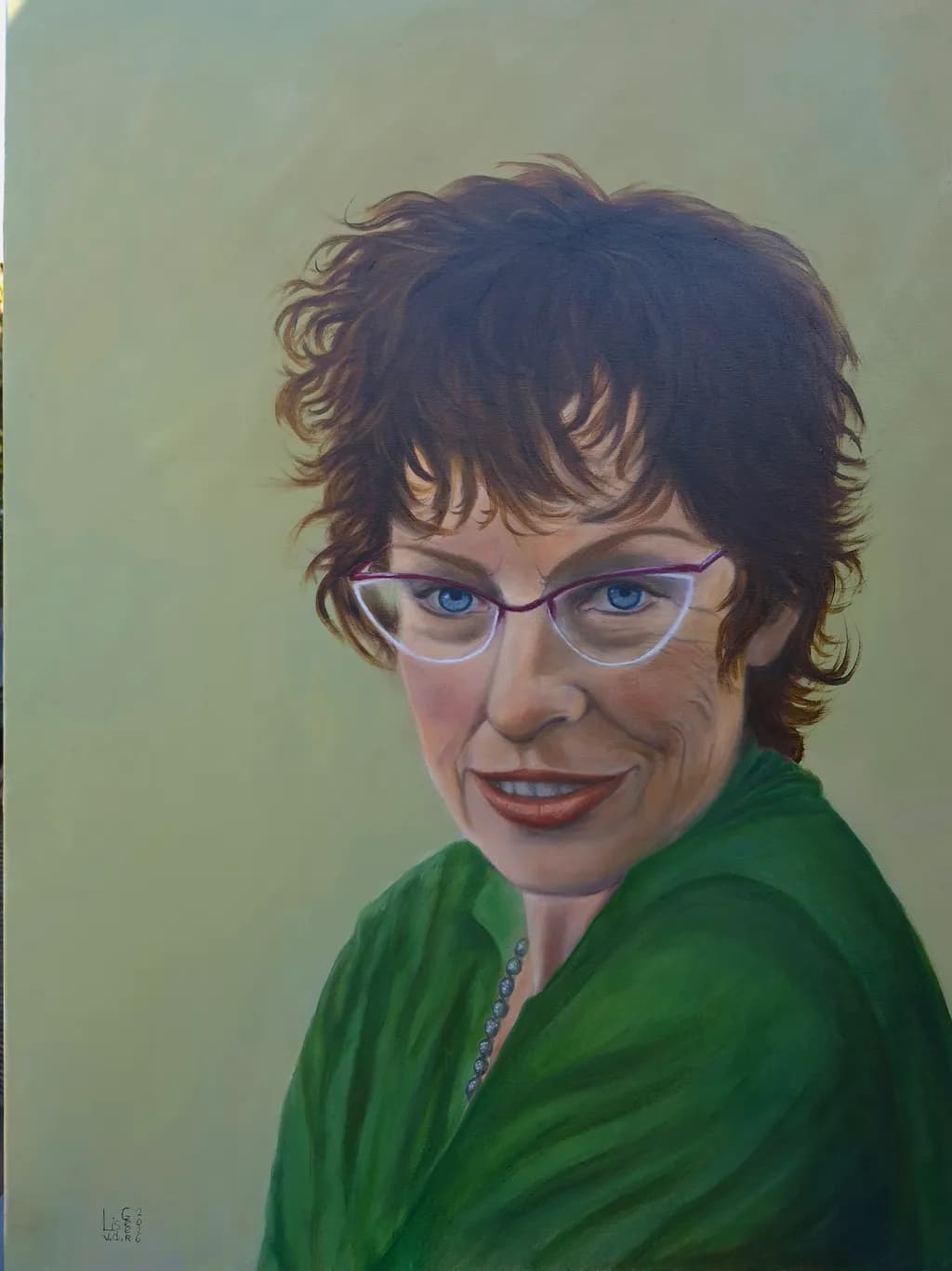 Green Glasses Portrait