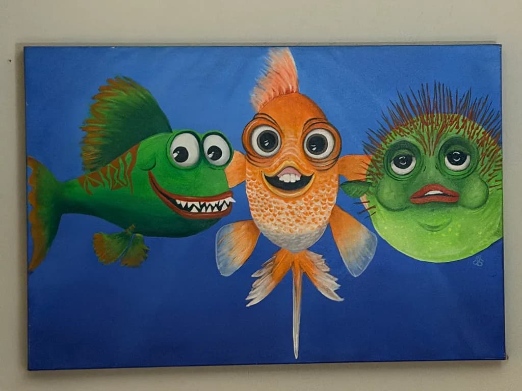 Three Fish Faces