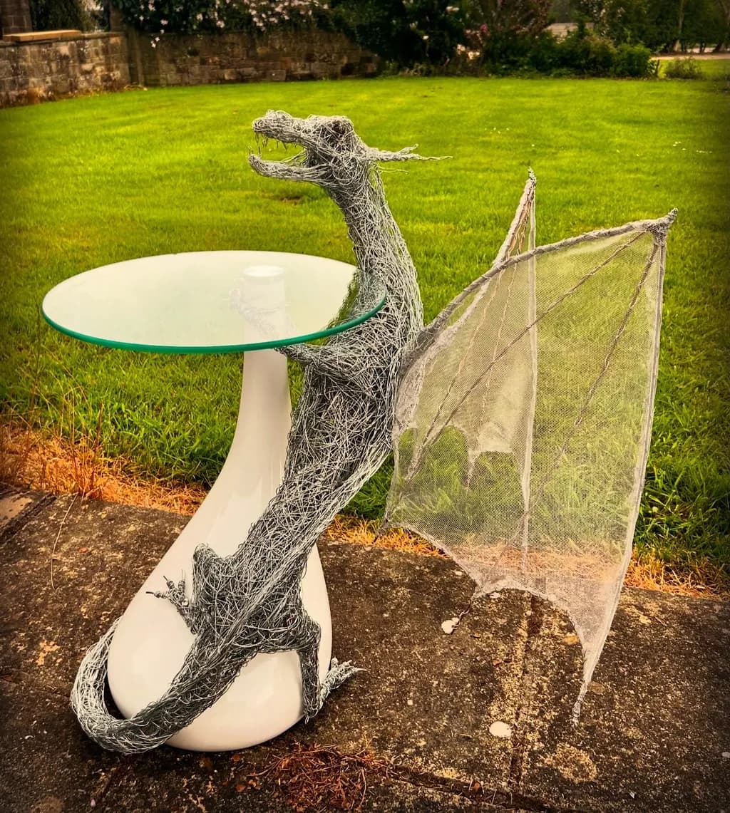 Dragon Table Sculpture