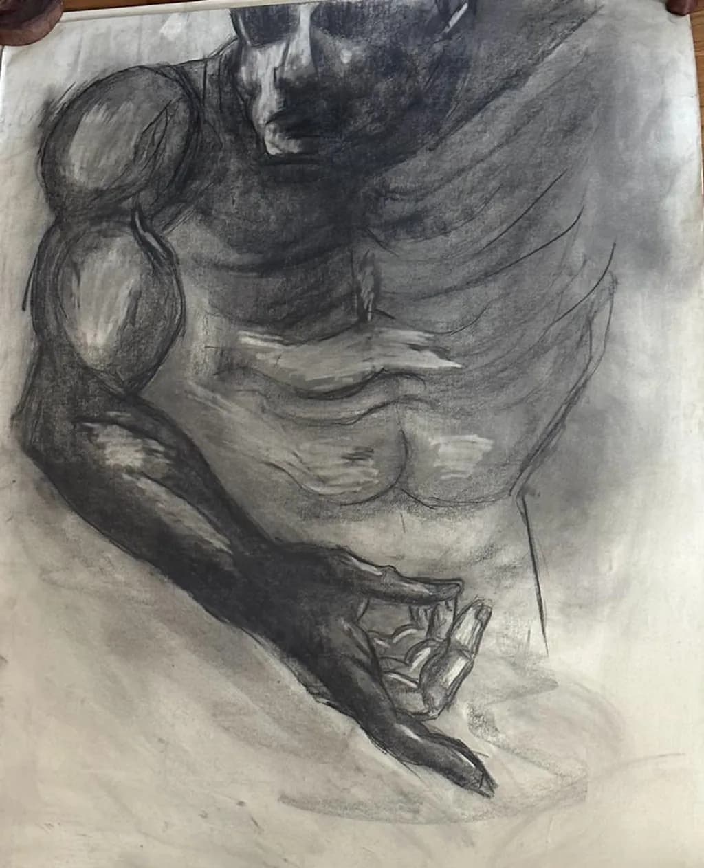 Tension in Charcoal