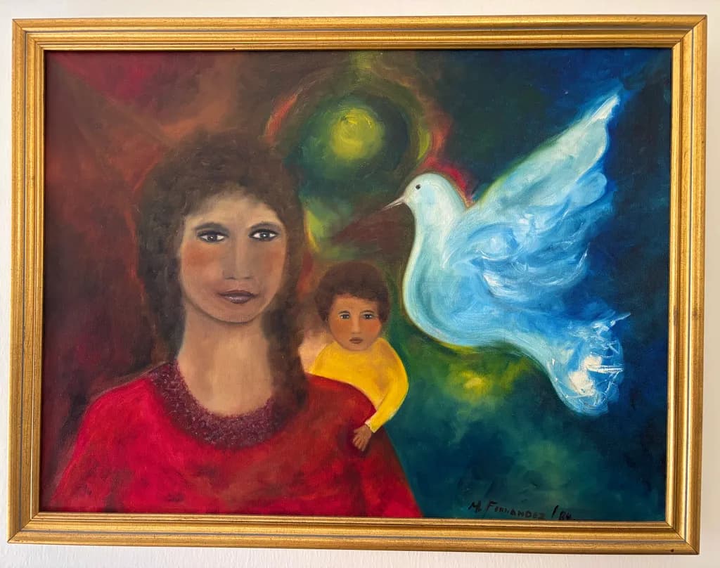 Mother and Child with Dove