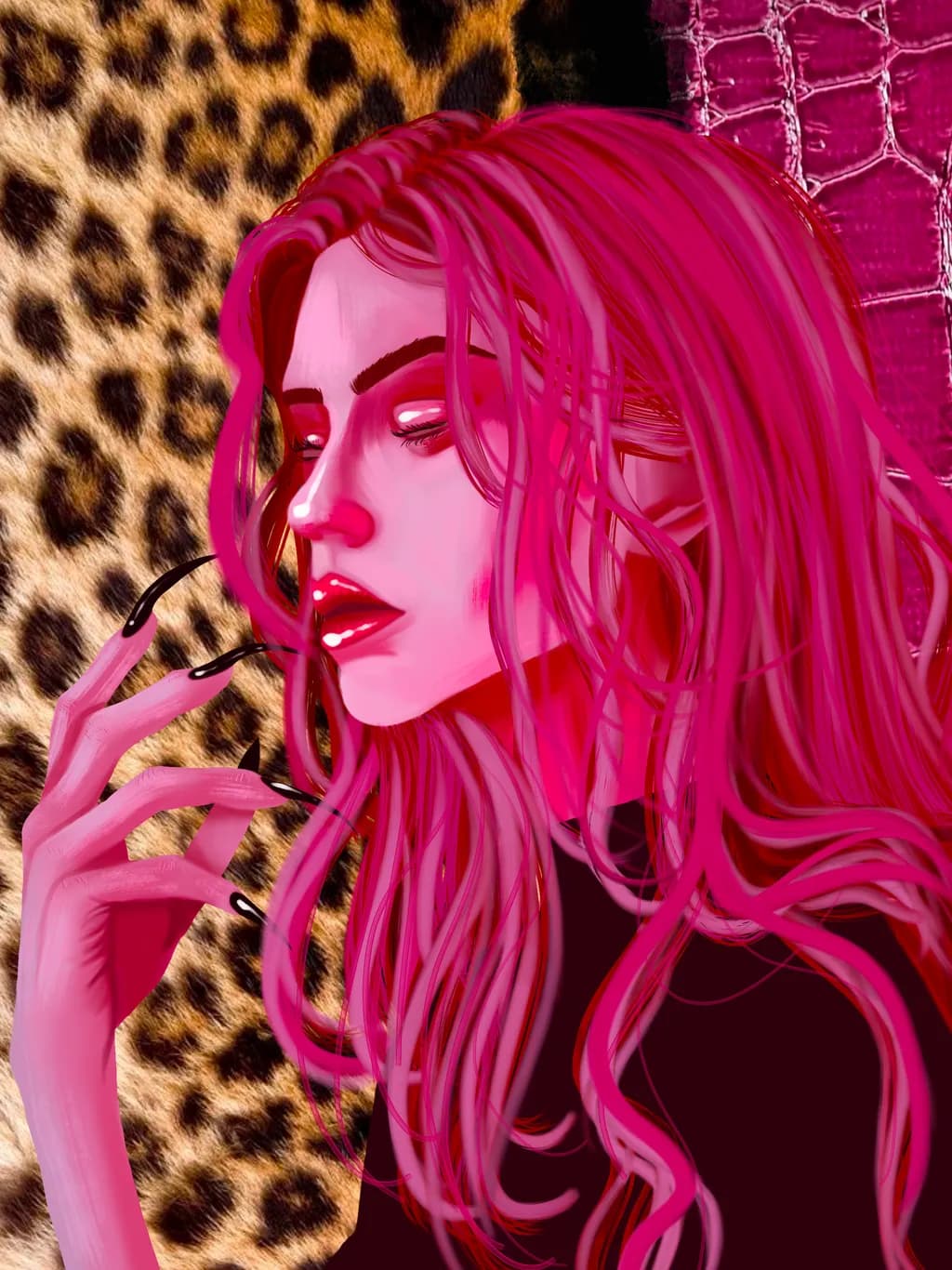 Pink Leopard Muse