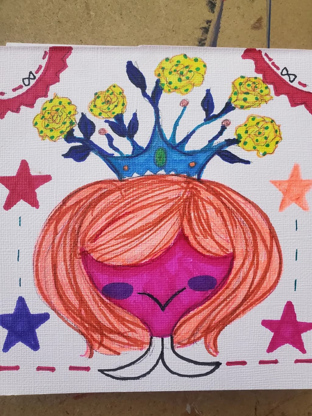 Crowned Blossom Girl