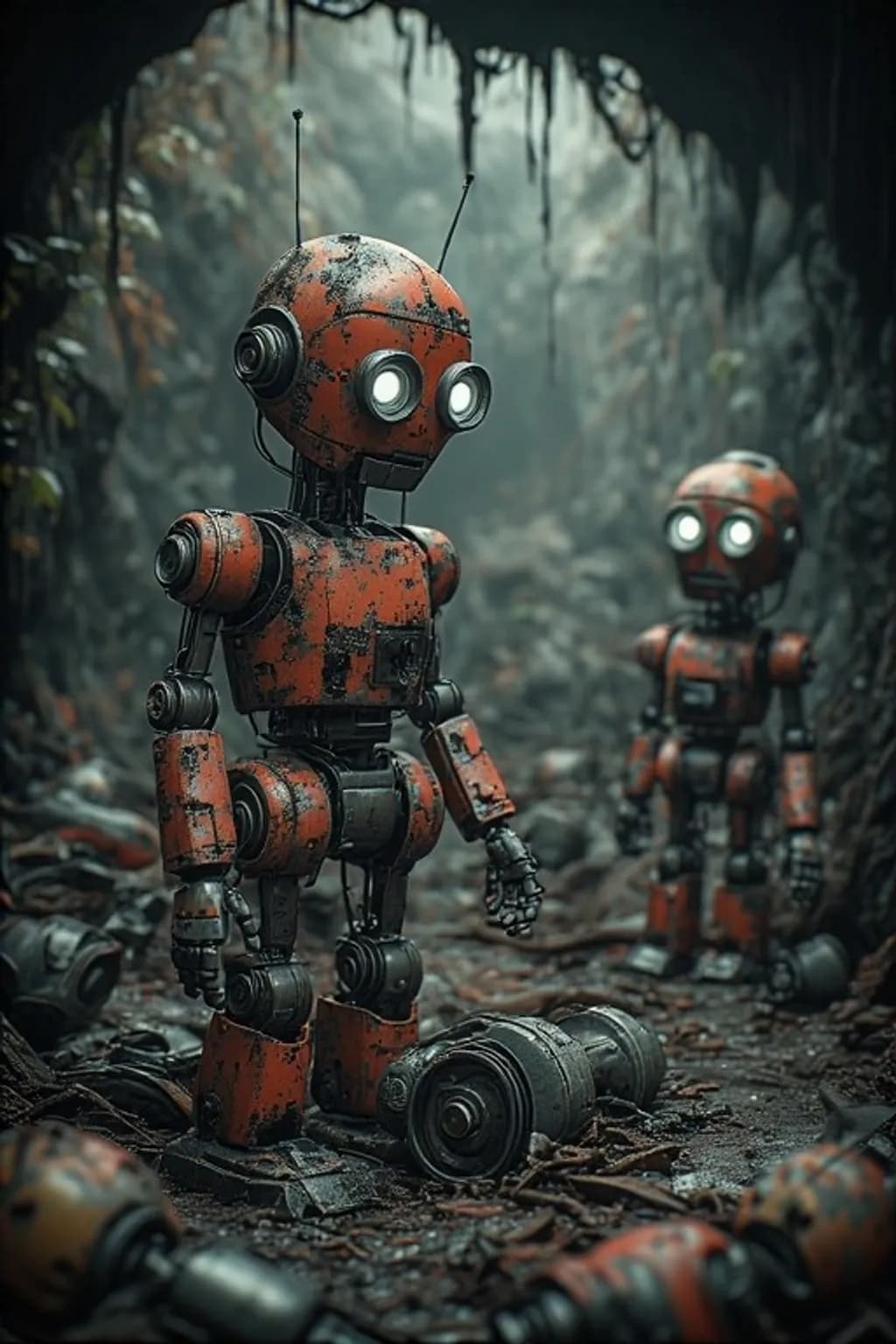 Rusty Robots in Ruins