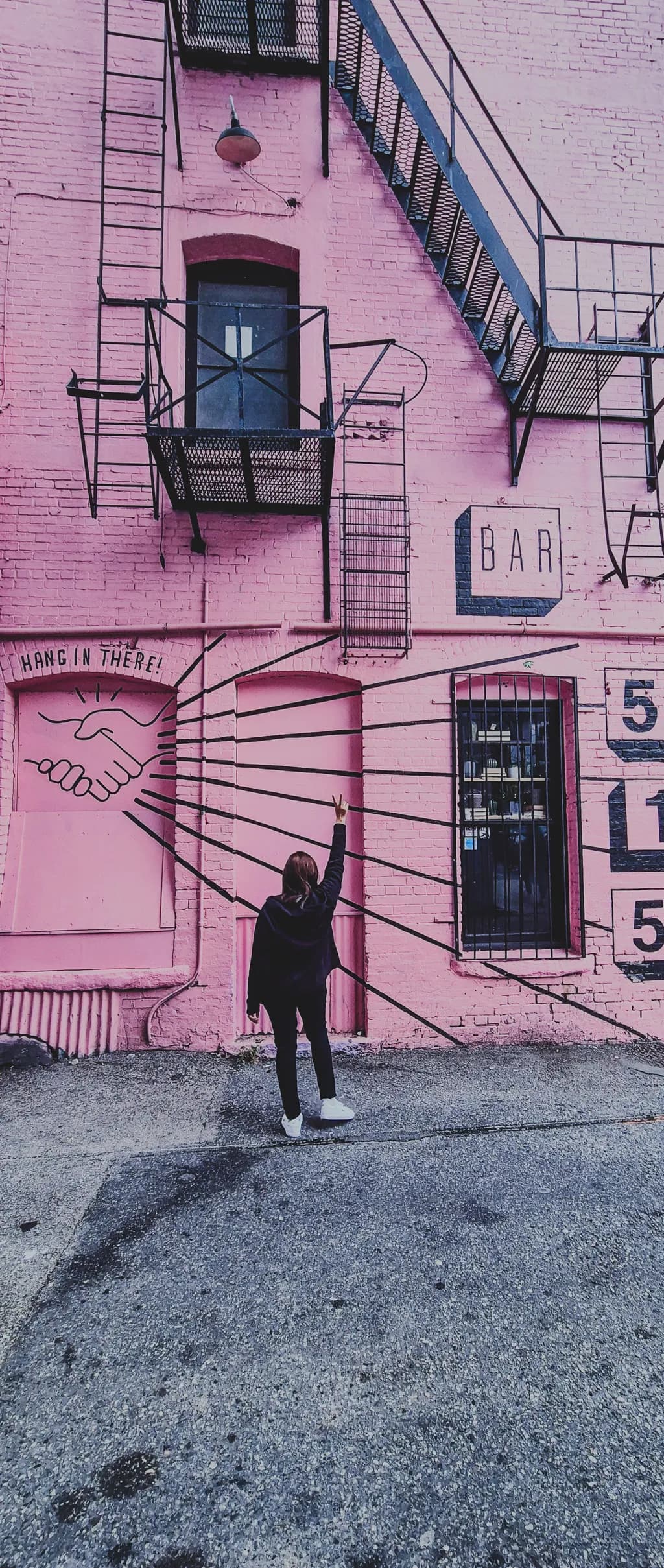 Hang In There Mural