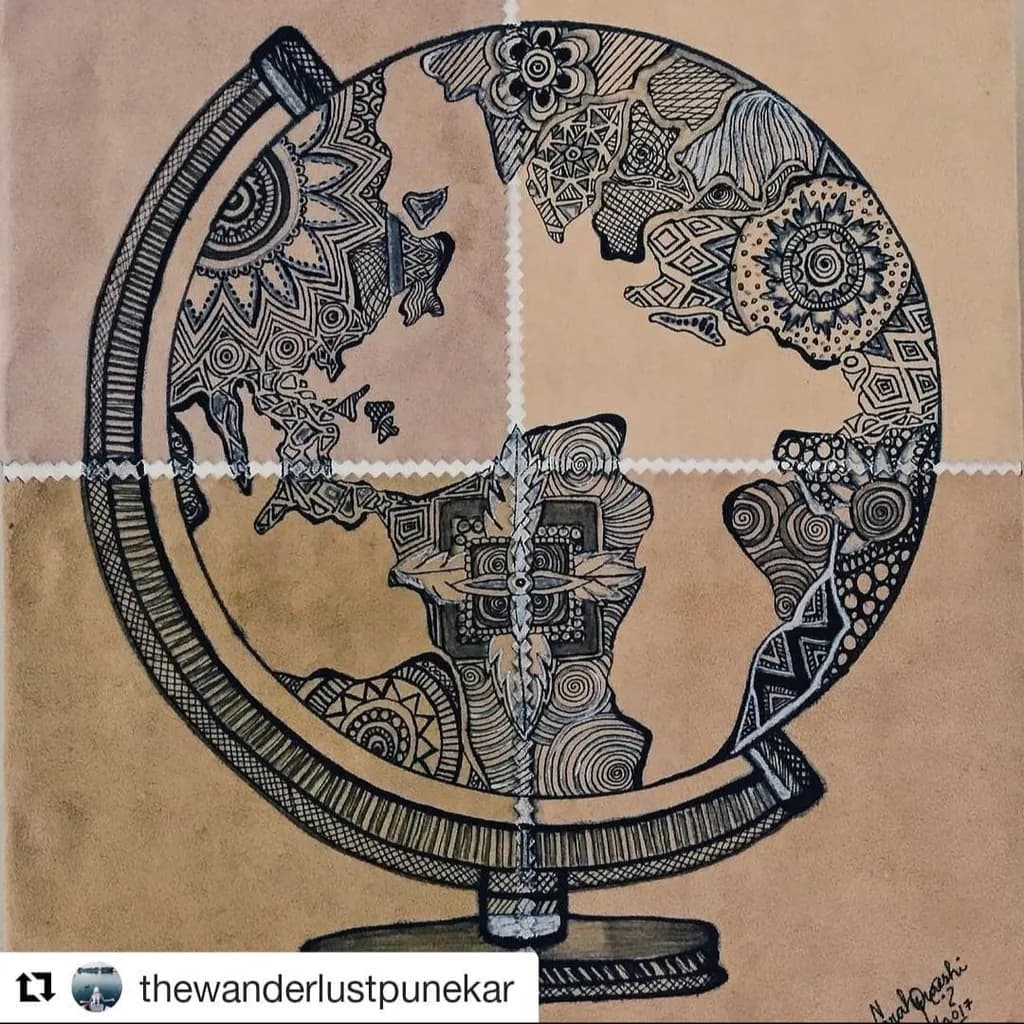Patterned Globe