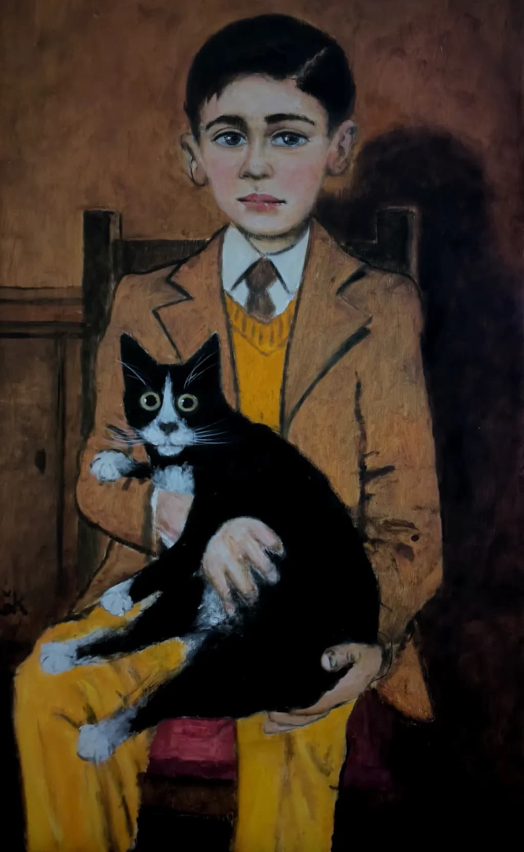 Jongen met Kat
