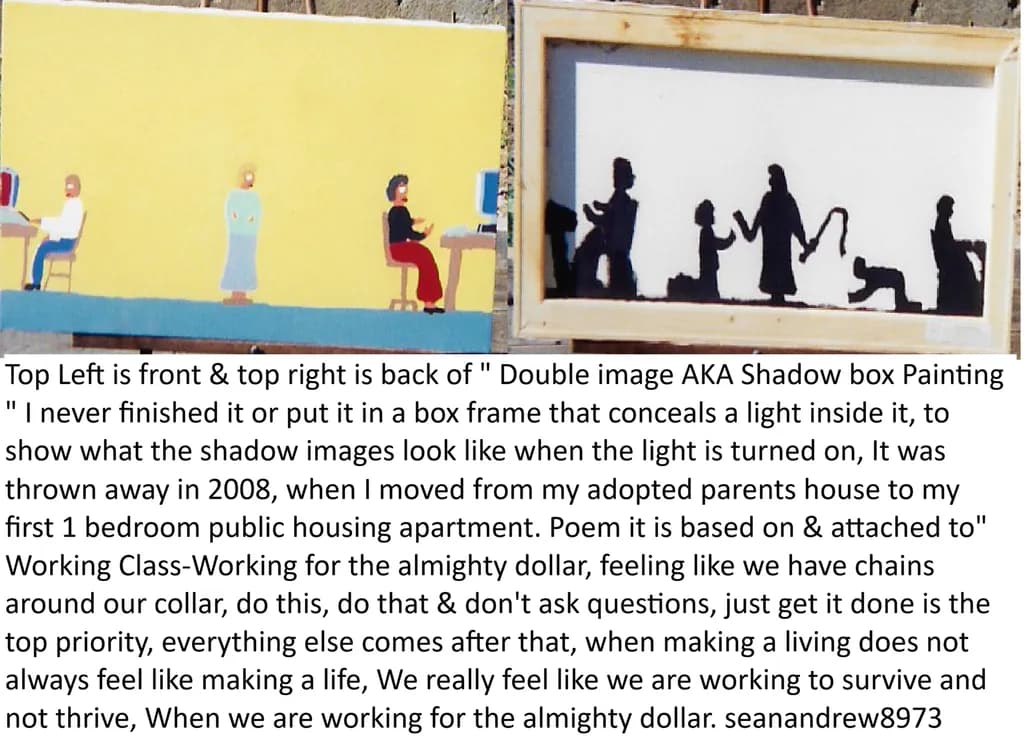 Working Class Double Image Painting