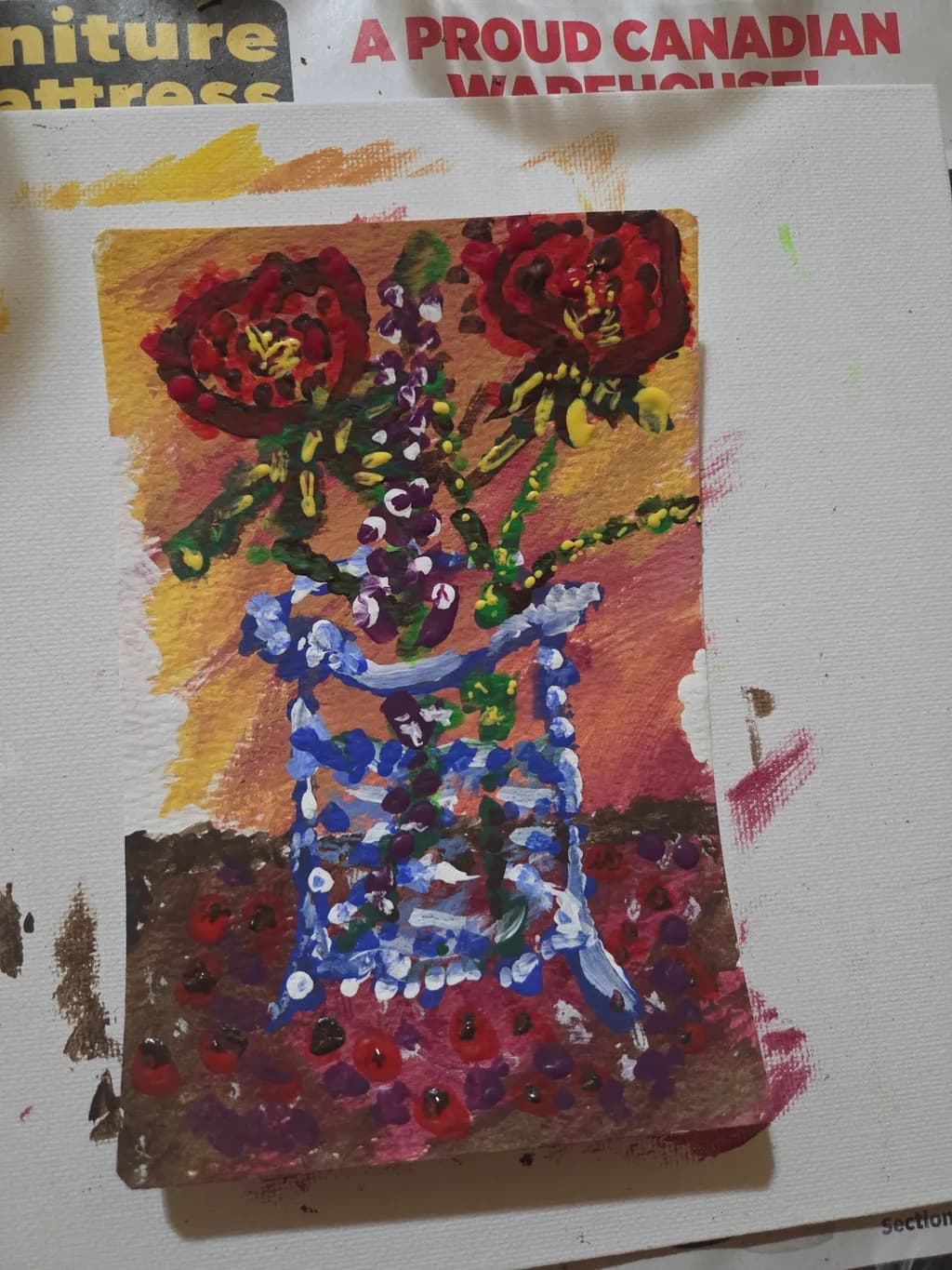 Floral Vase Composition