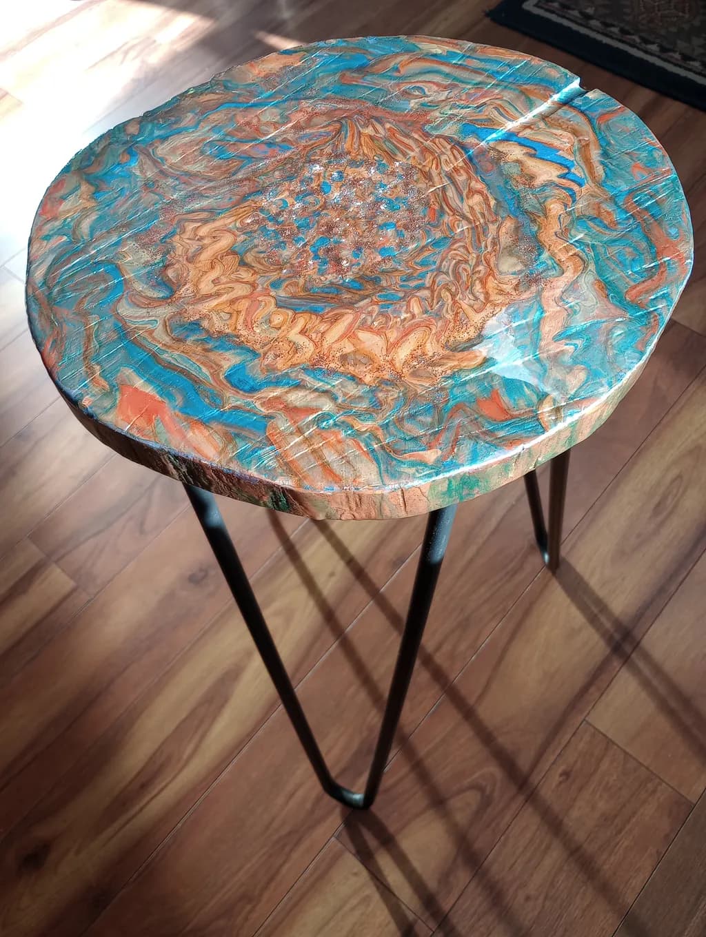 Swirled Resin Tabletop