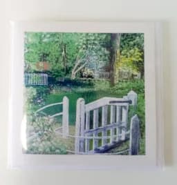 A Beautiful Garden - Greetings Card by Trevor Whetstone
