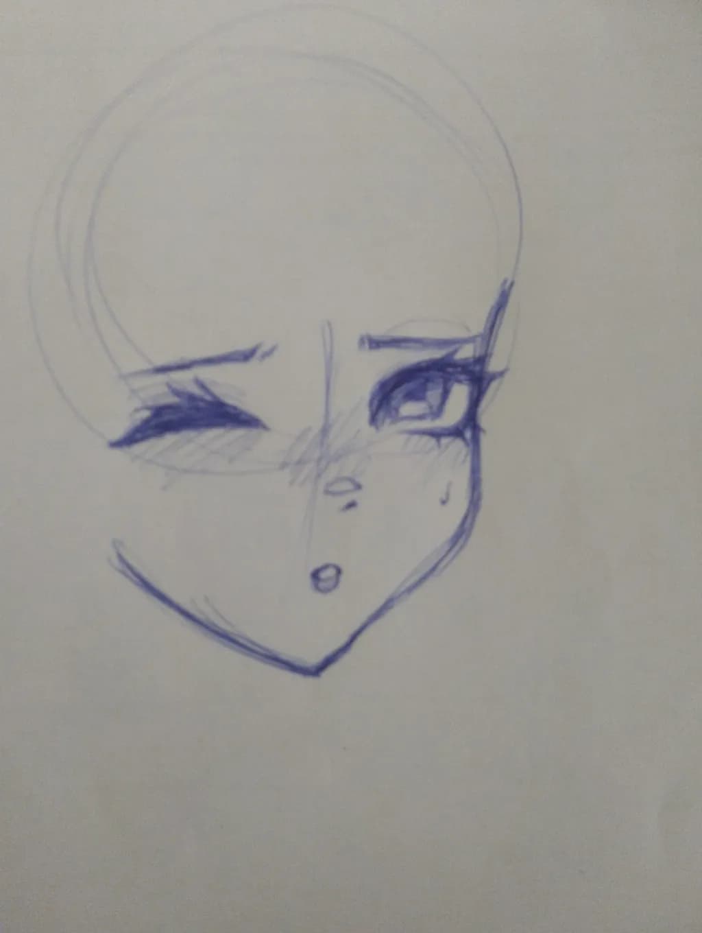 Winking Sketch
