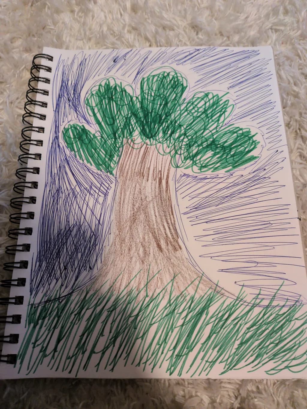 Bold Tree Sketch