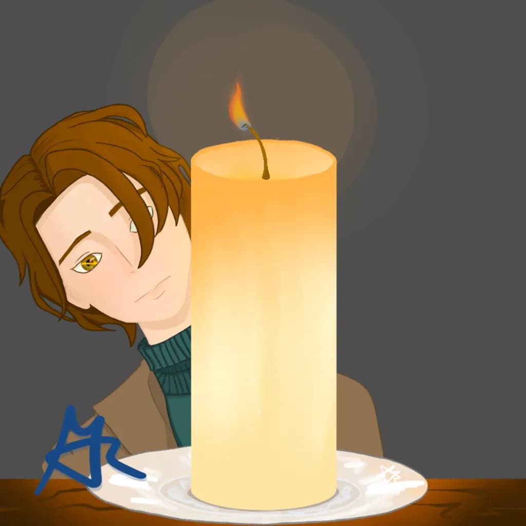 Candlelight Reflection