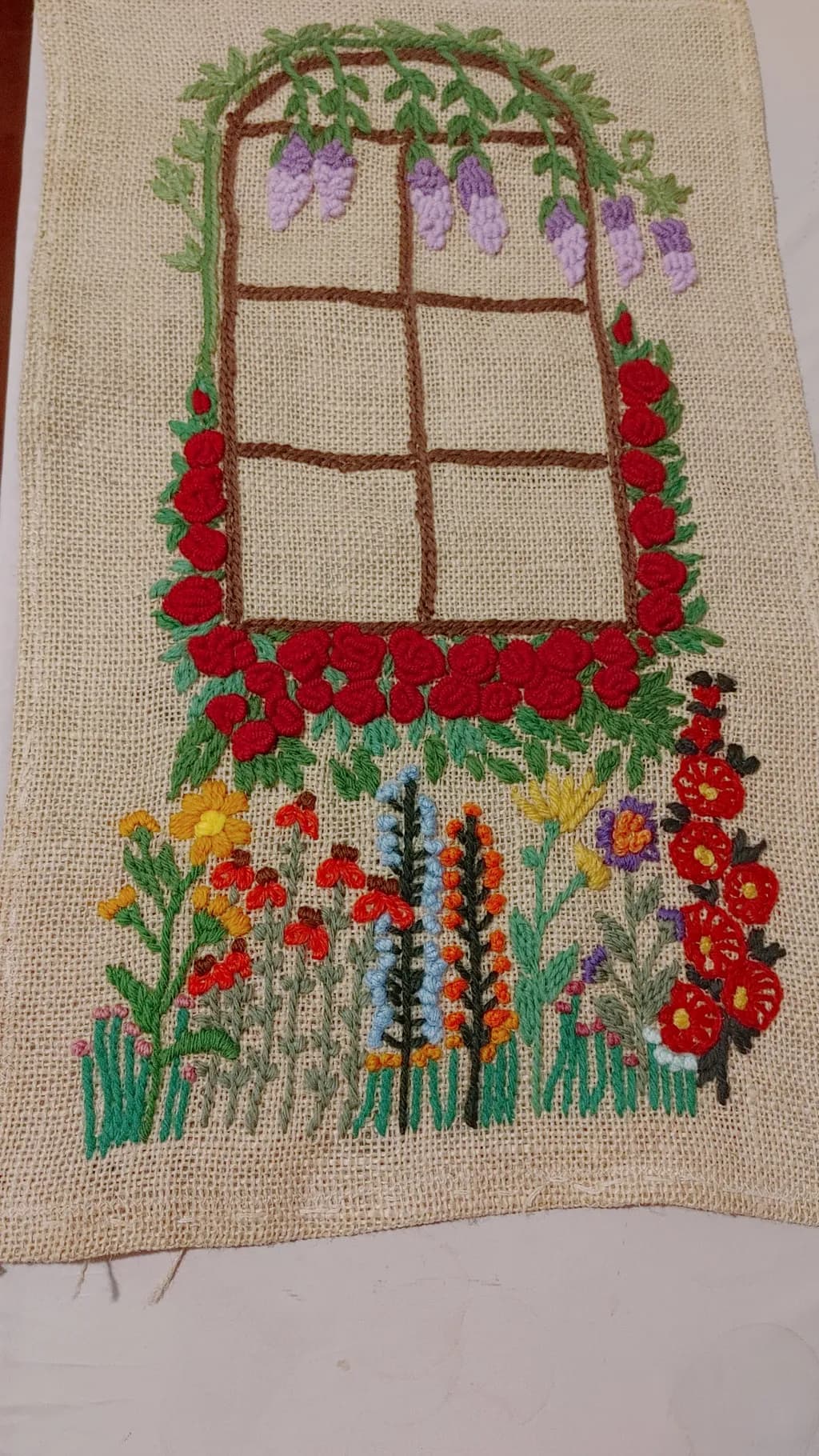 Garden Window Embroidery