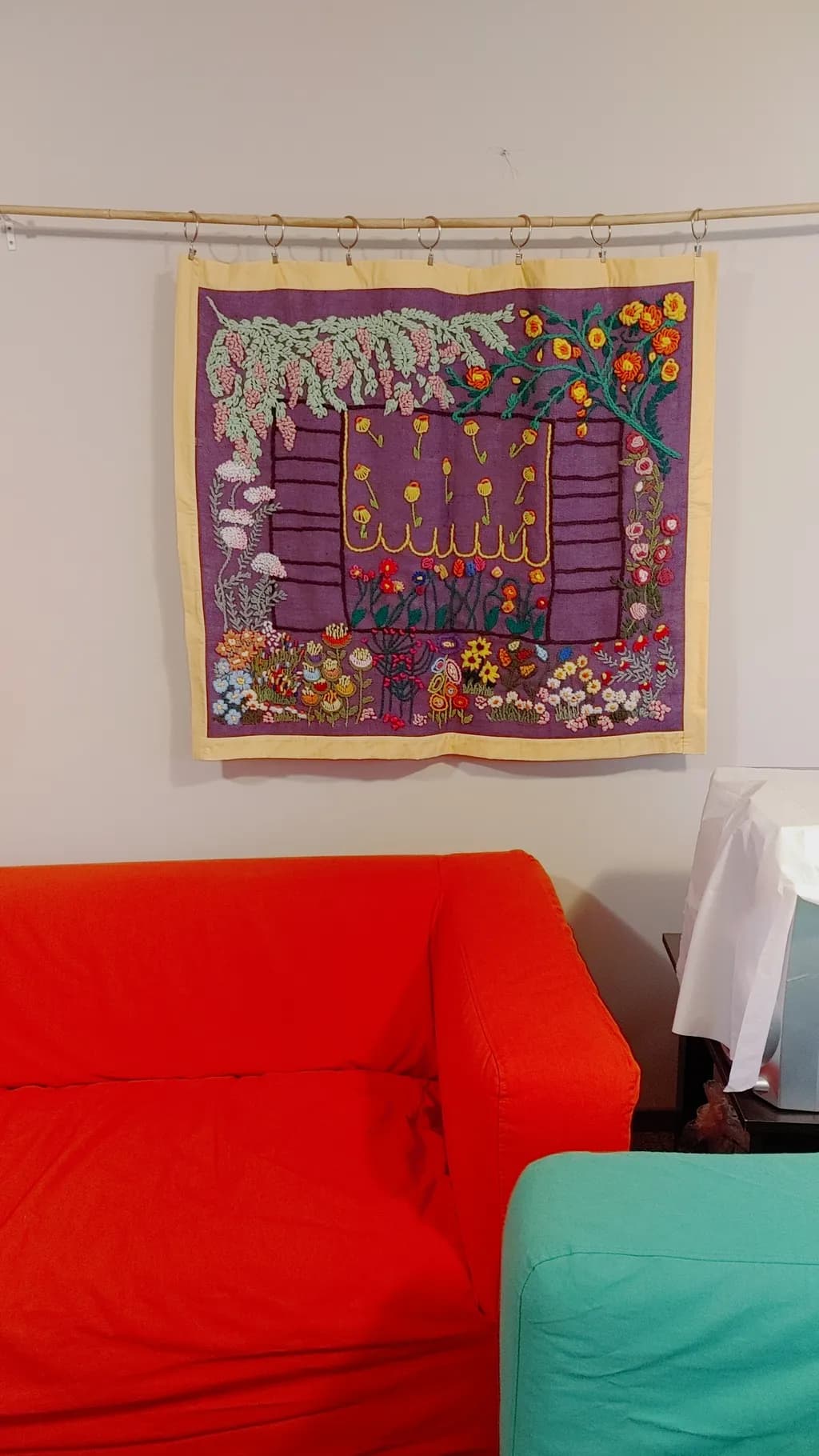 Garden Window Tapestry