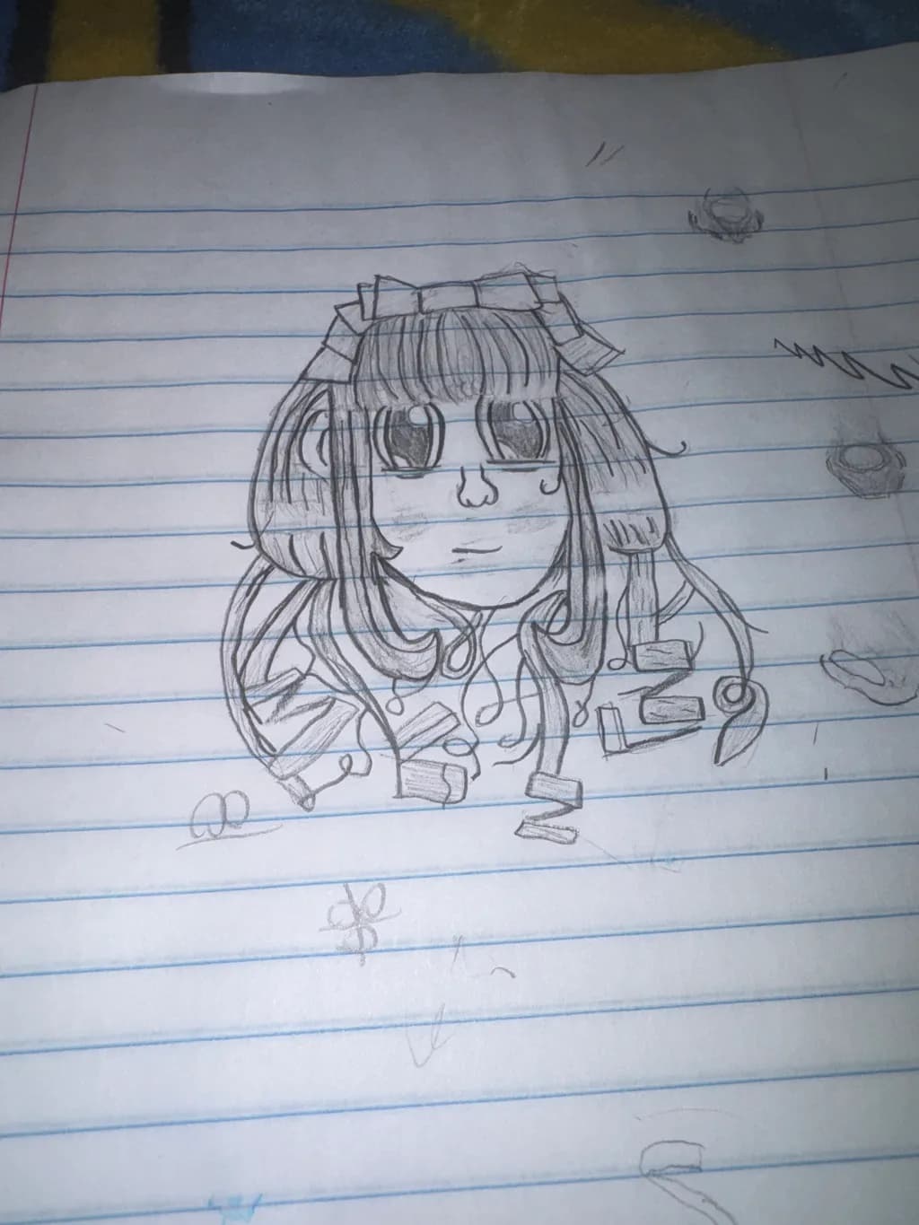 Curly Ribbon Girl
