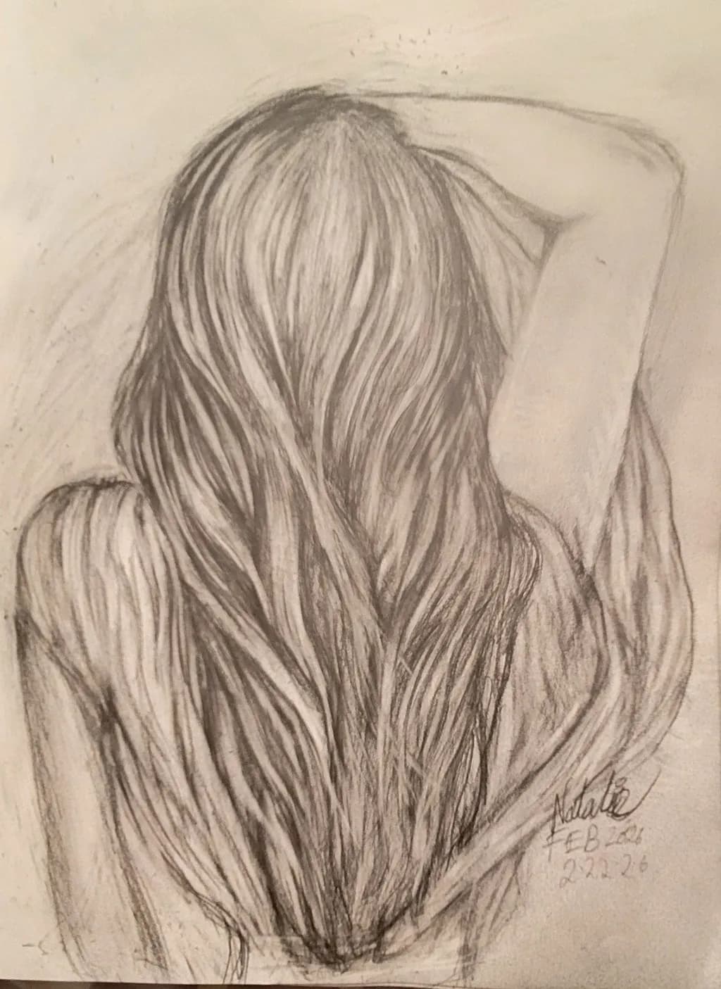 Flowing Backview
