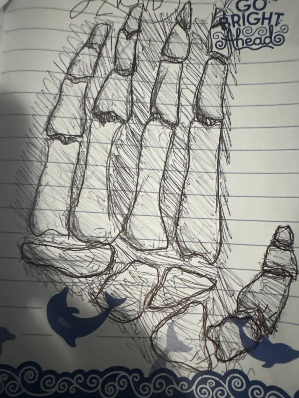 Fragmented Skeleton Hand