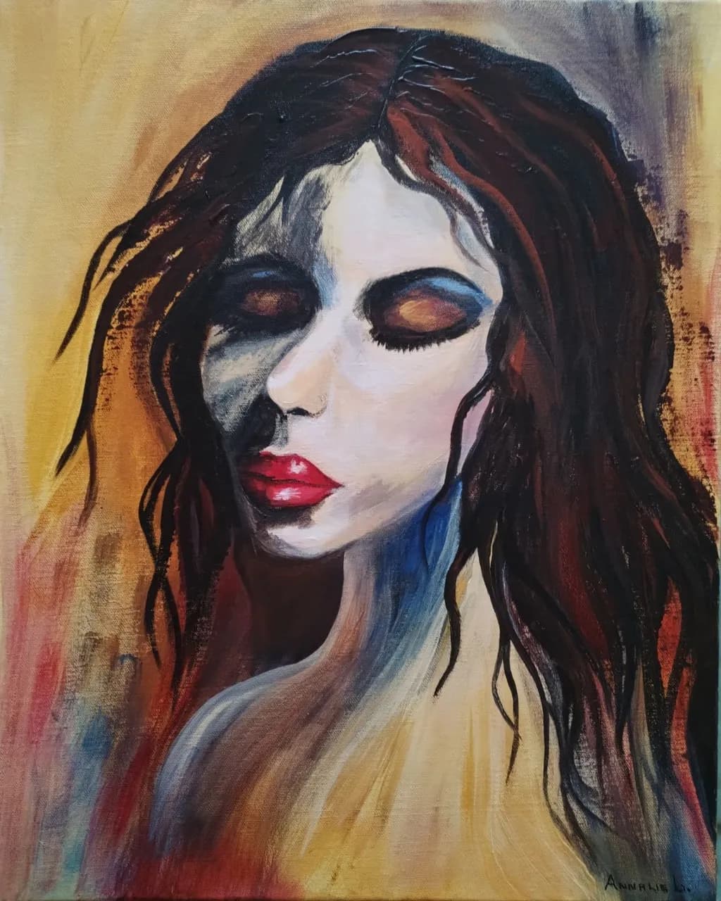 Colorful Woman Portrait