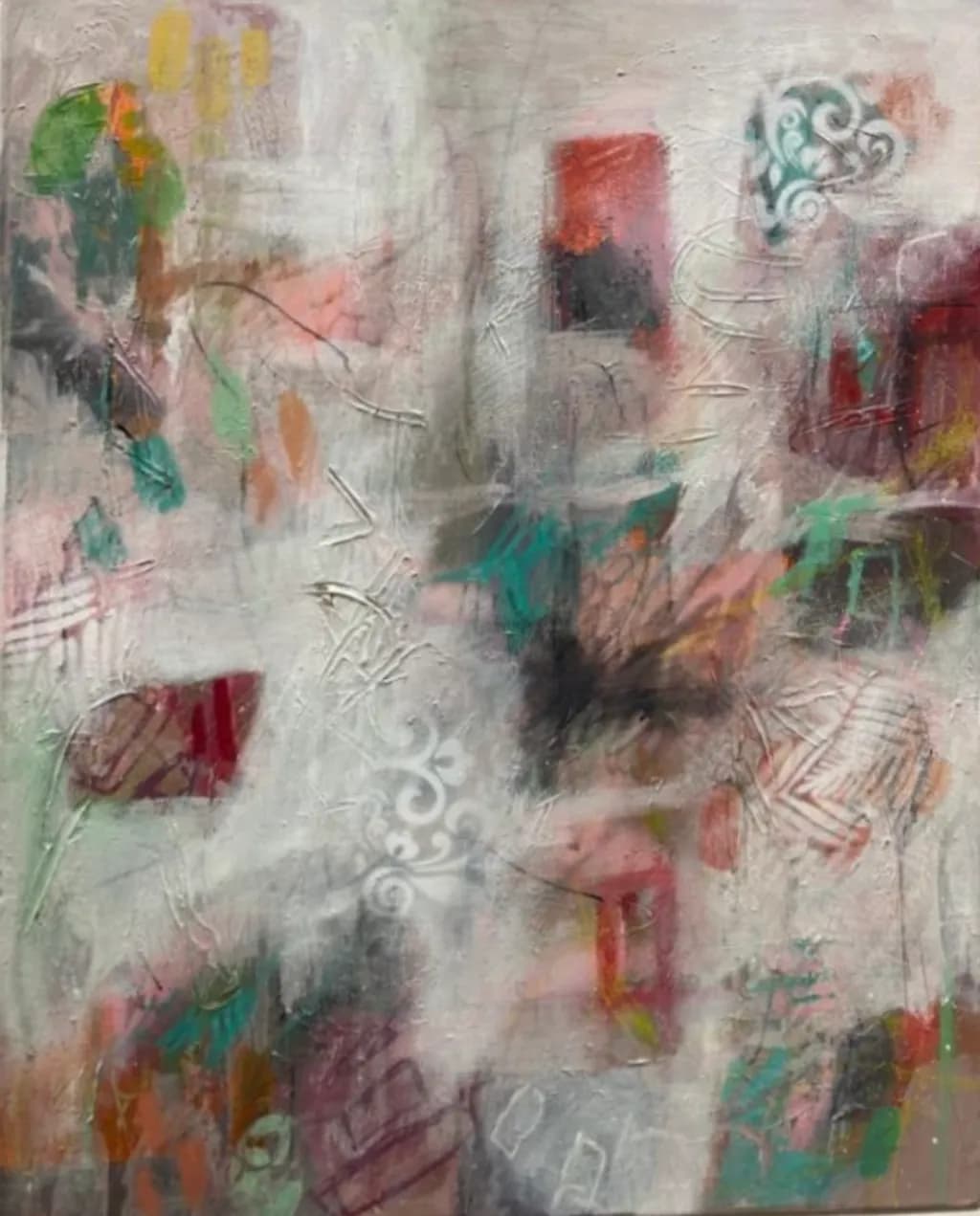 Abstract Texture Collage