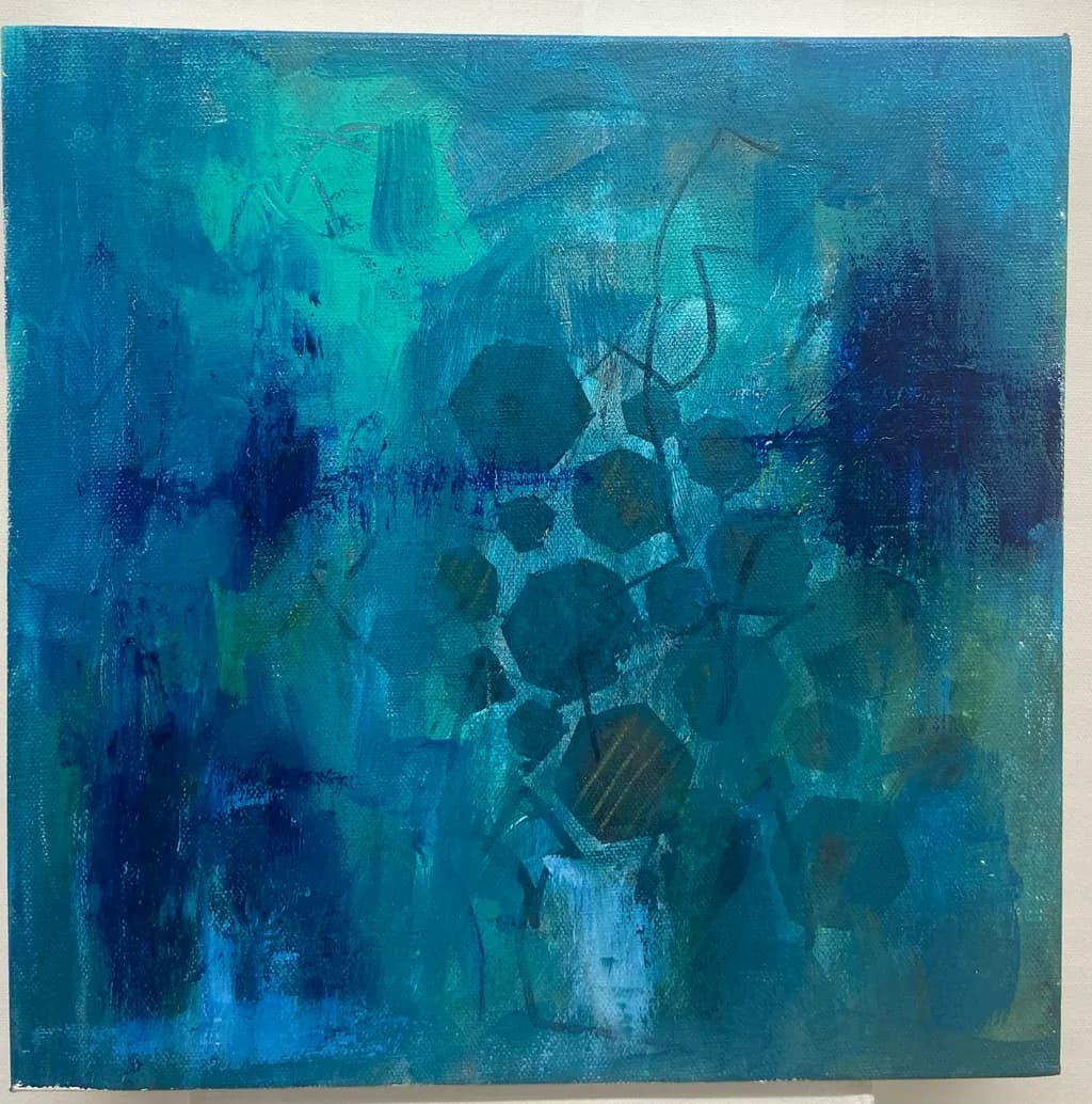 Abstract Blue Composition