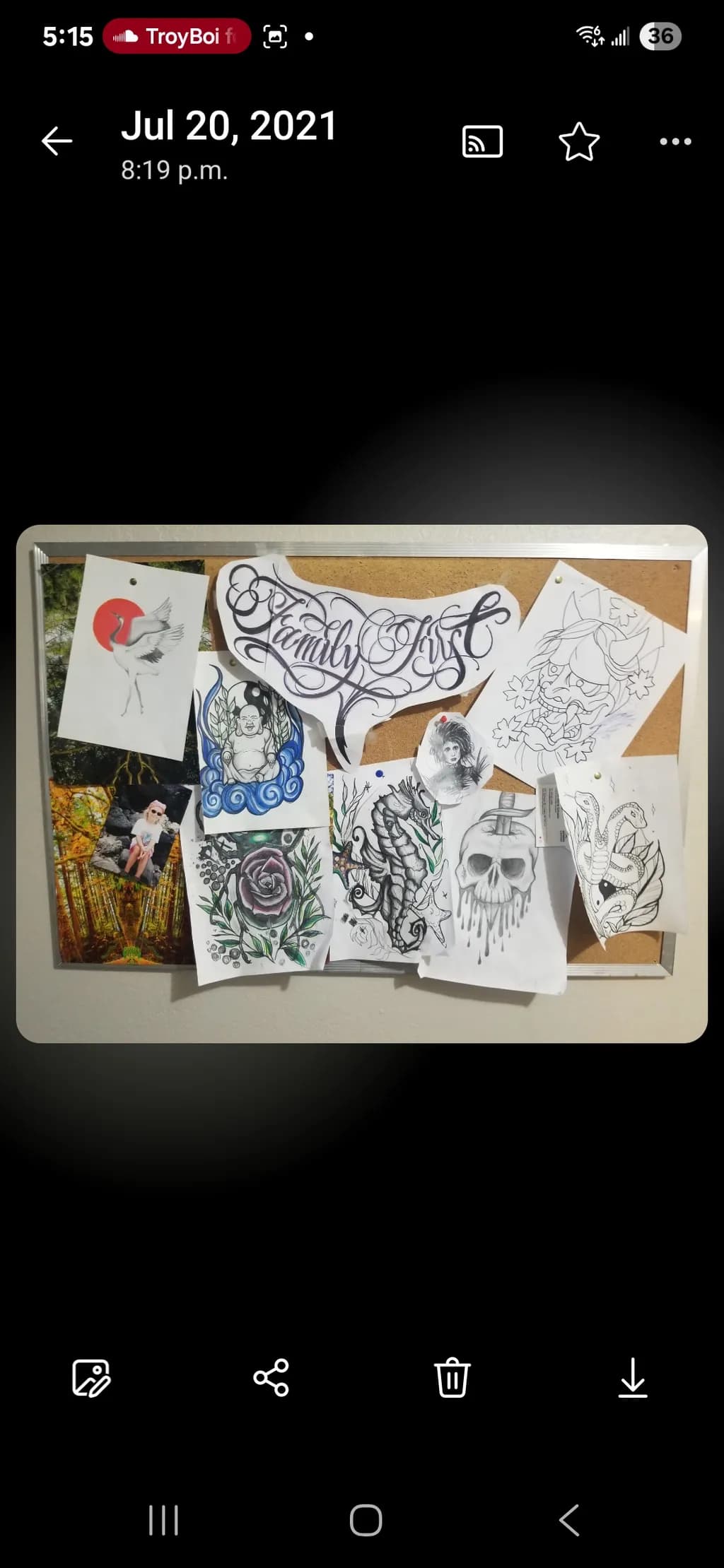 Tattoo Sketchboard