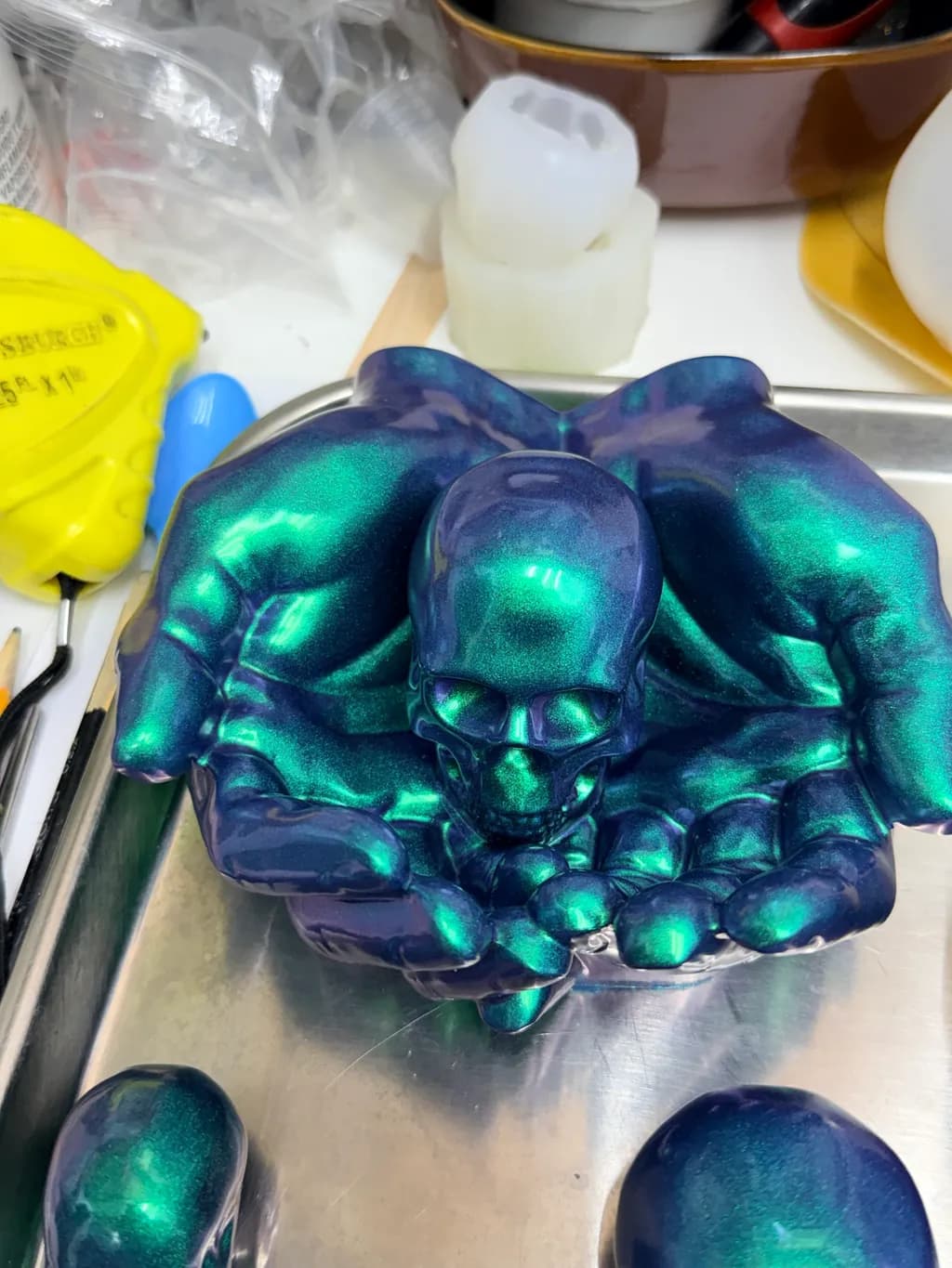 Emerald Grasp Skull