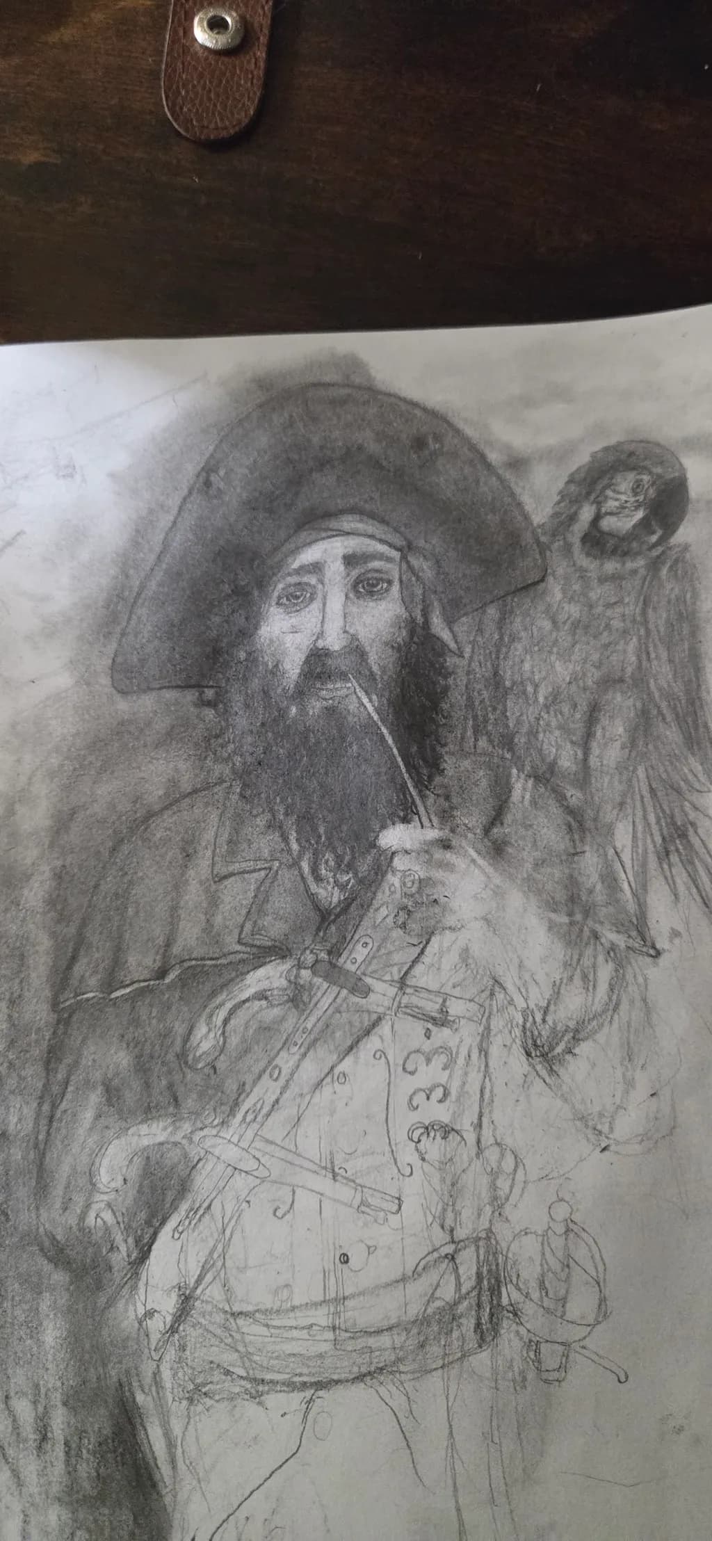 Pirate with Parrot