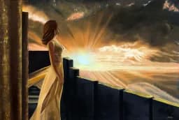Woman at Tower