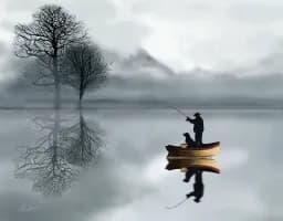 Boat Dog Fishing
