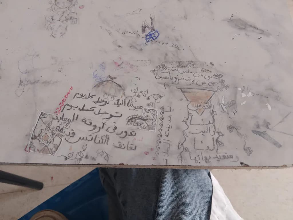 Sketches and Arabic Script