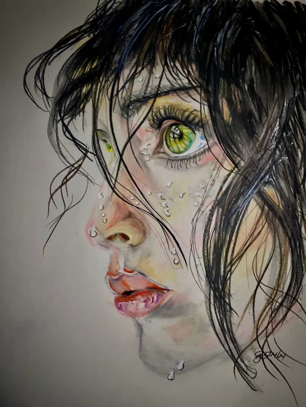 Drenched Gaze