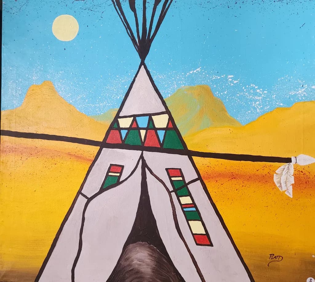 Sunlit Teepee
