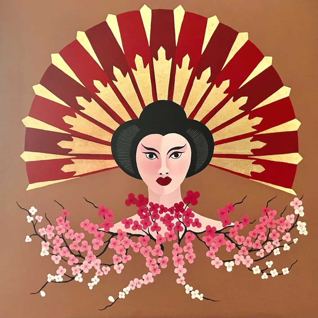 Cherry Blossom Geisha