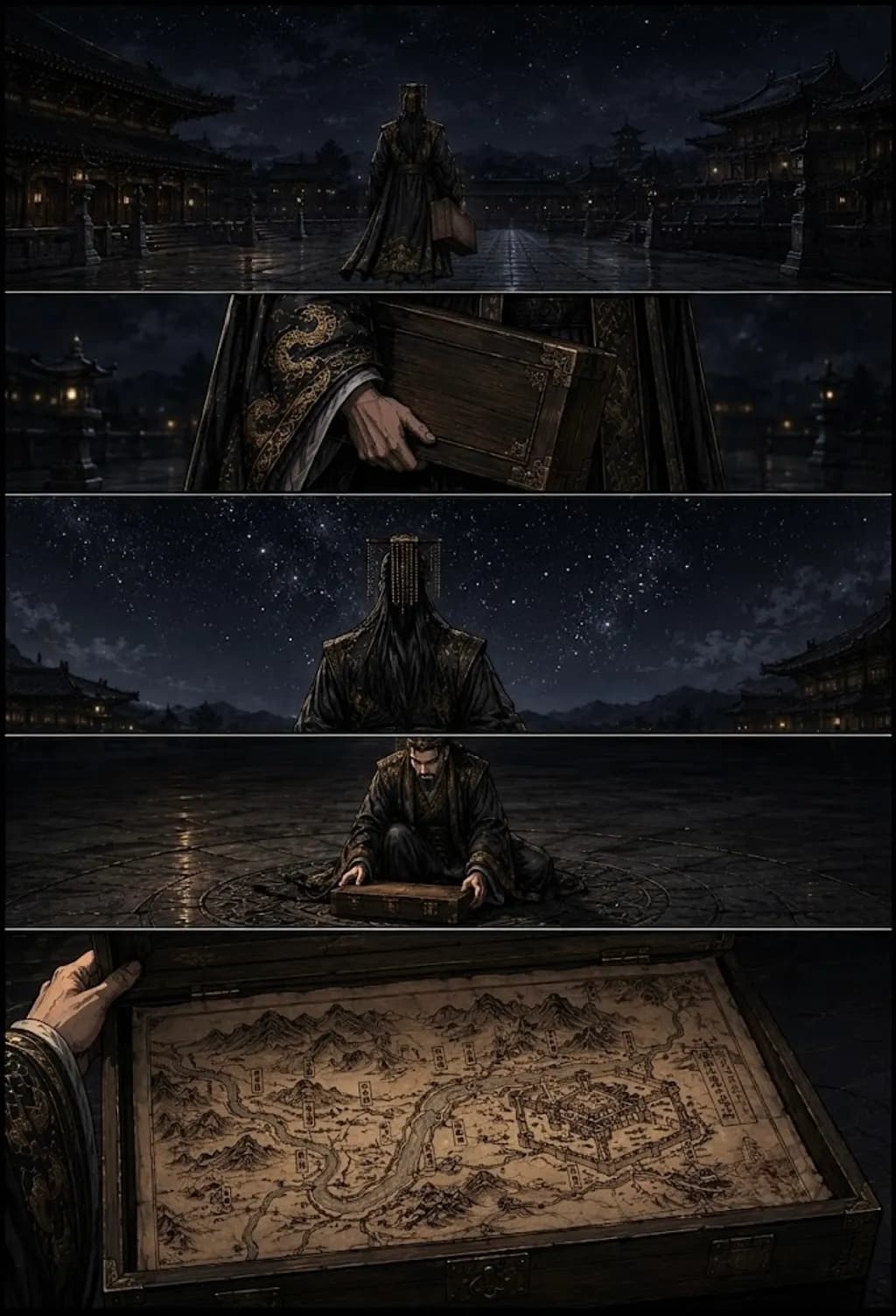 Ancient Map Chest