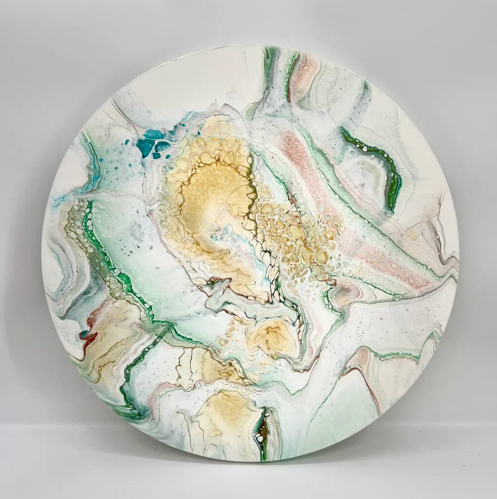 Abstract Marble Flow