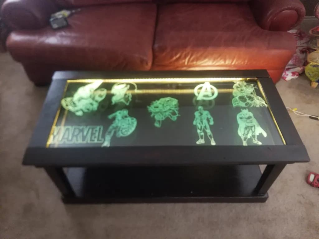 Avengers Illuminated Table