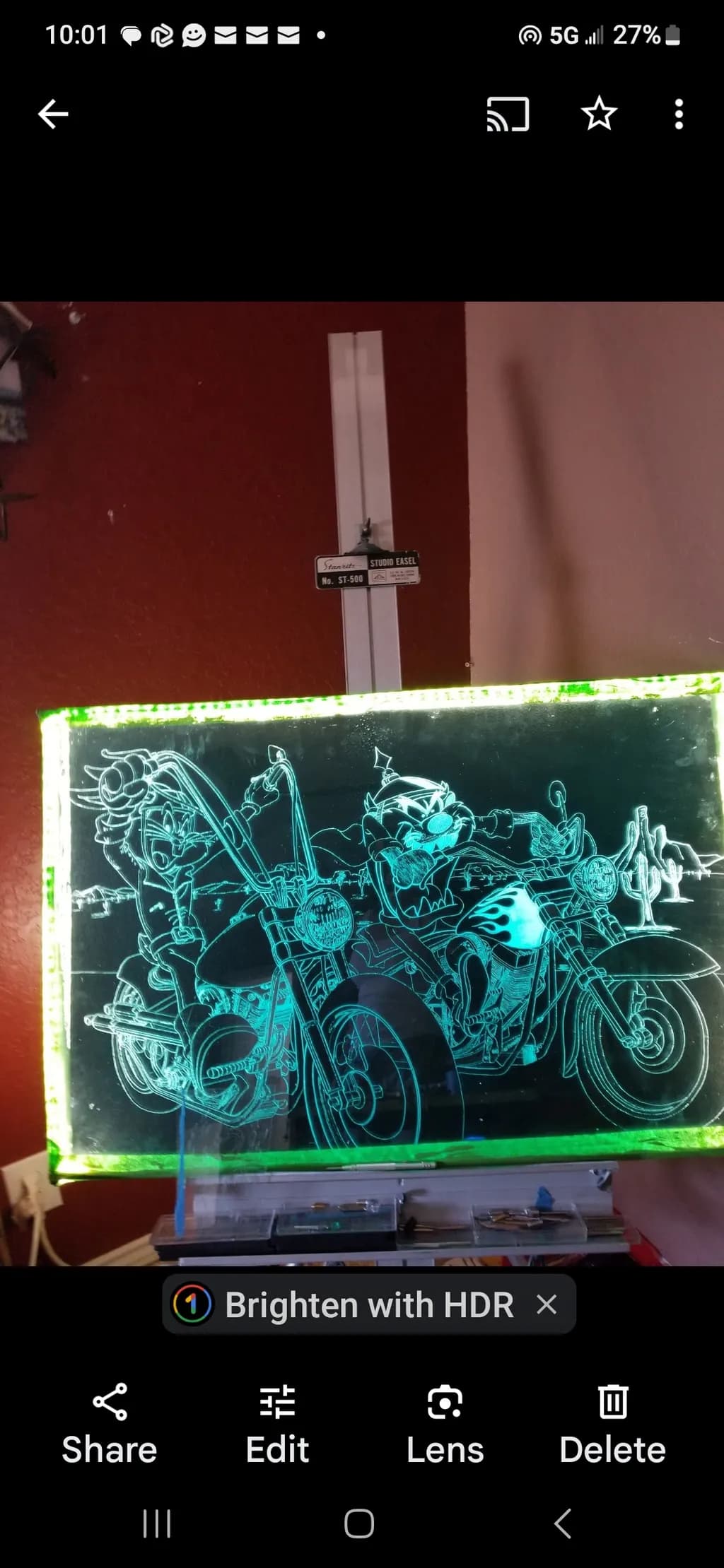 Looney Riders Glow Panel