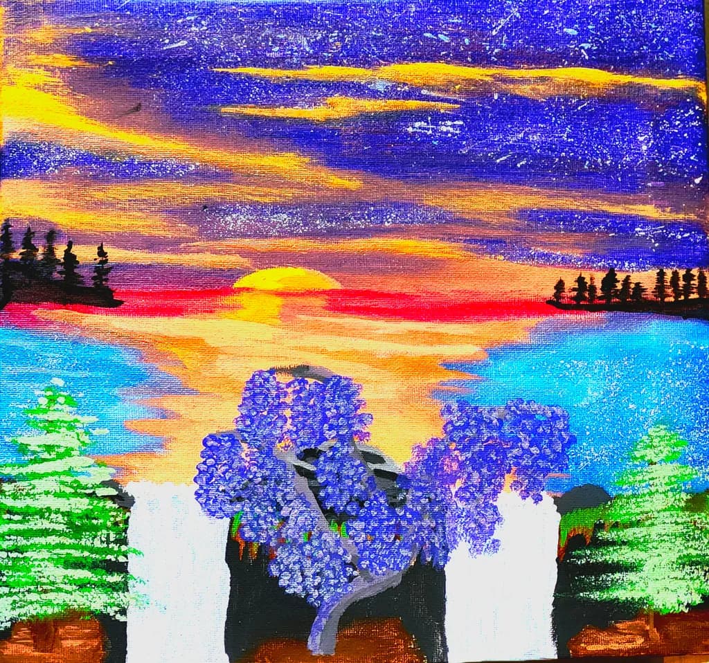 Sunset Cascade