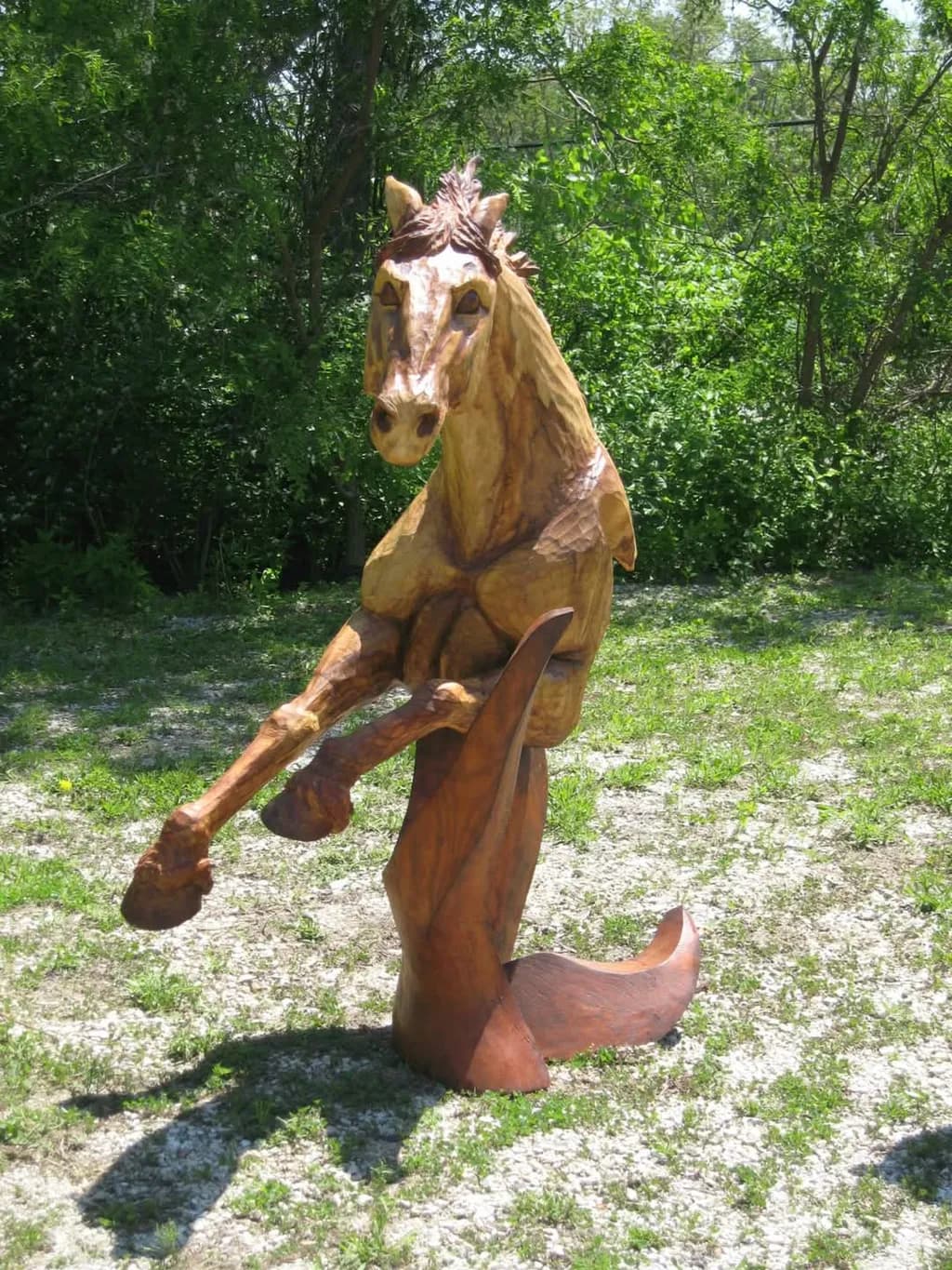 Wooden Mare Rising