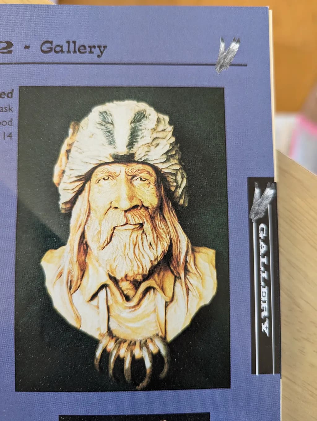 Fur-Hatted Elder Bust